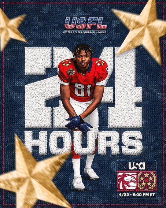 The Michigan Panthers vs New Jersey Generals face in Week Two of the USFL