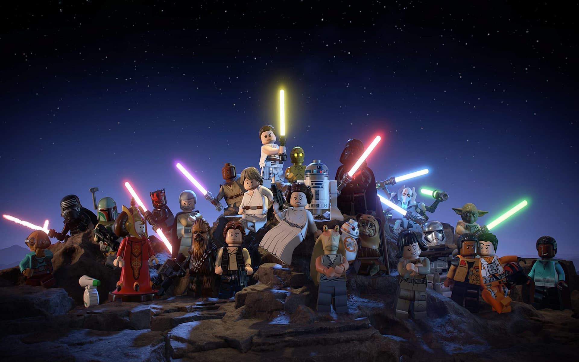 A promotional image for Lego Star Wars: The Skywalker Saga (Image via TT Games)