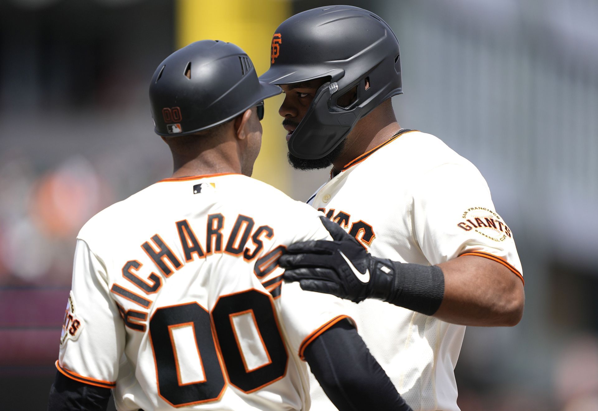 San Francisco Giants first base coach Antoan Richardson claims Padres