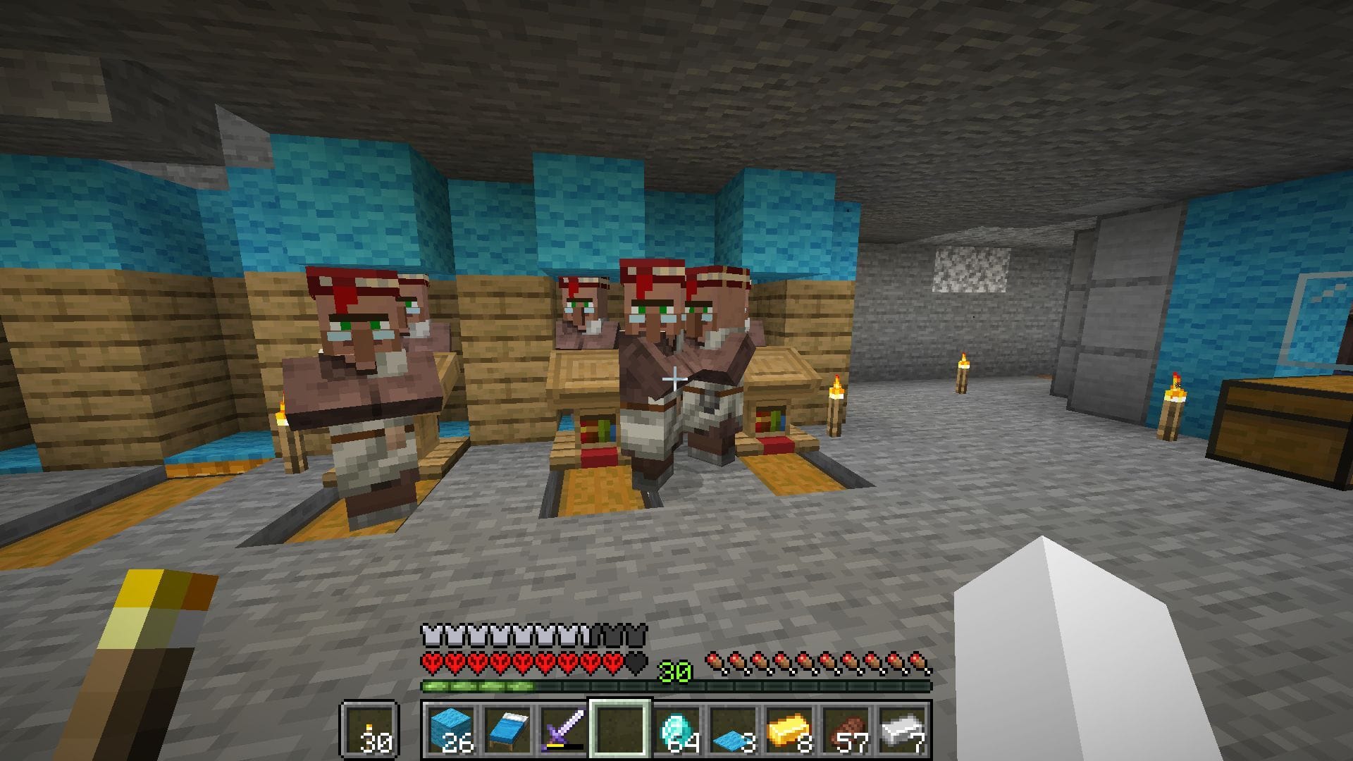 Penduduk desa terhubung ke podium (Gambar via u/LiterallyANavySEAL Reddit)