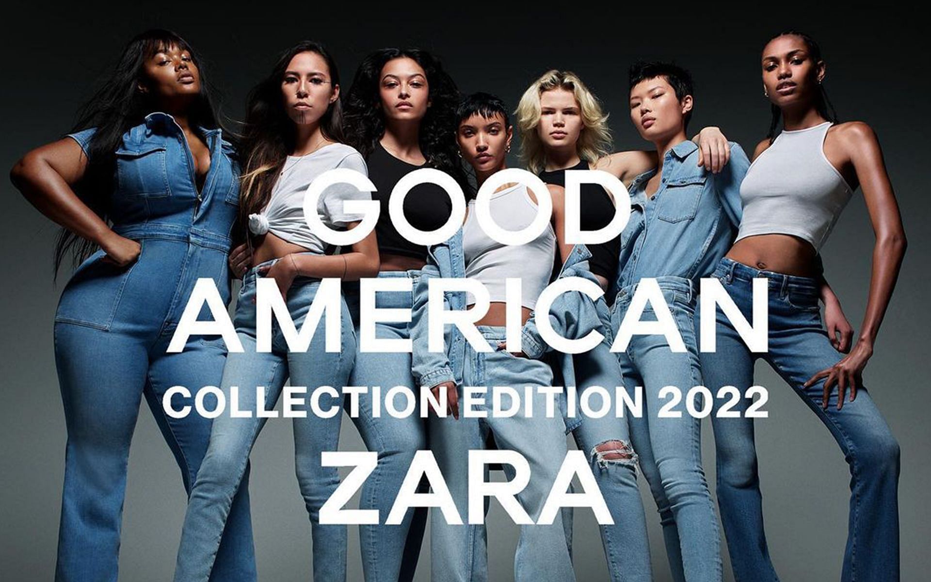Good American x Zara denim collection (Image via Instagram/@khloekardashian)