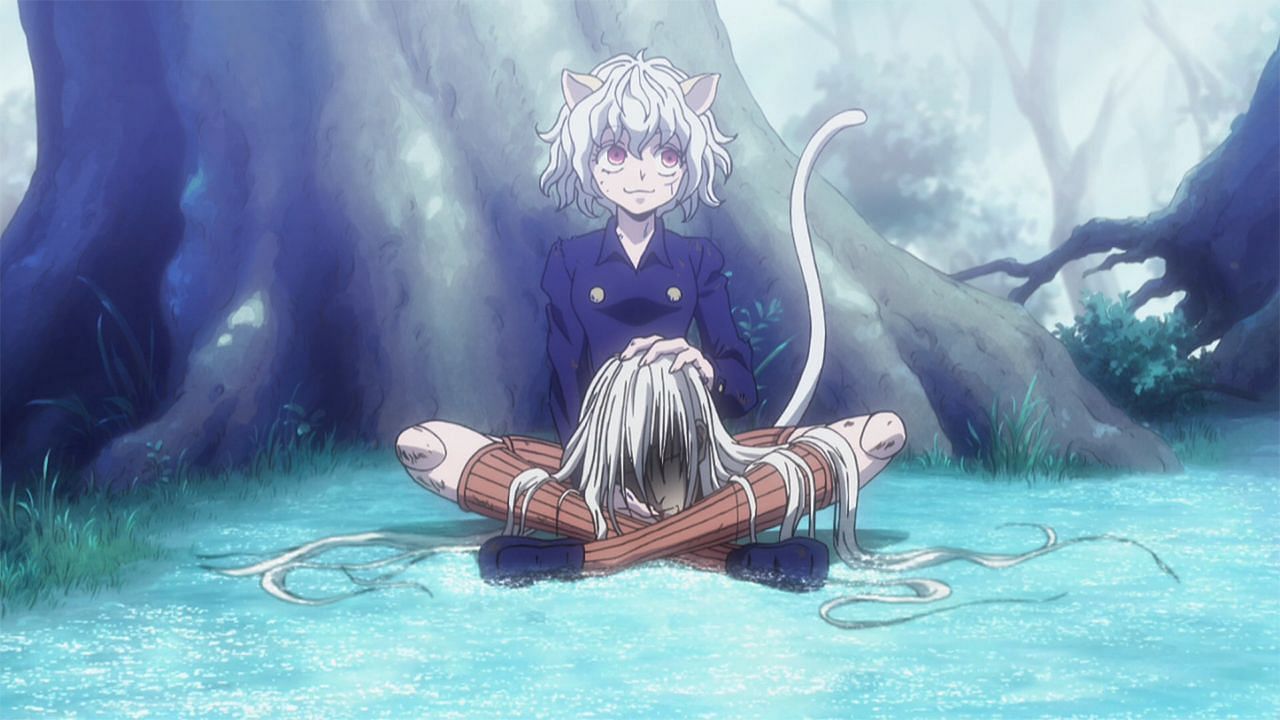 Pitou after defeating Kite in Hunter x Hunter (Image via Madhouse)