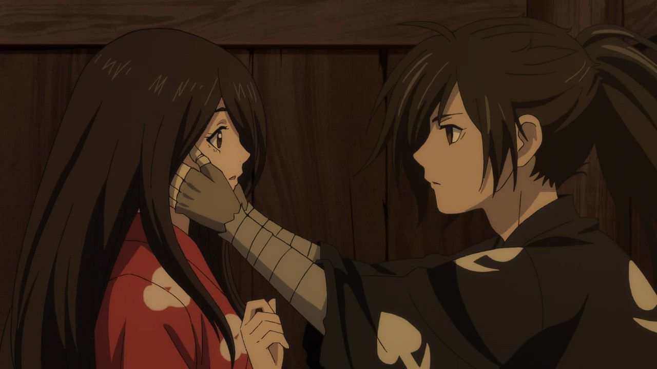 Mio and Hyakkimaru, as seen in the anime Dororo (Image via MAPPA)