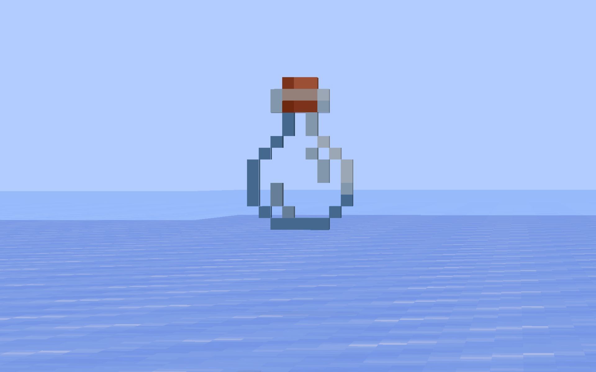 How to make and use glass bottles in Minecraft?