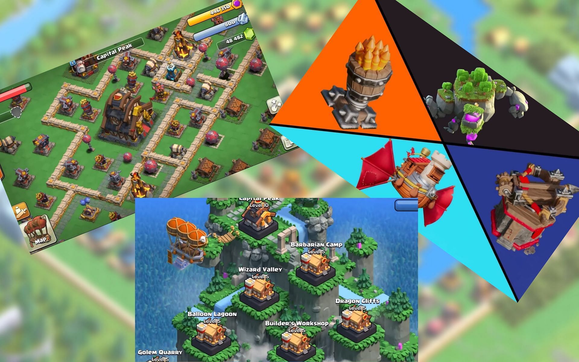 Clan Capital in Clash of Clans new update Raids, Army, Capital