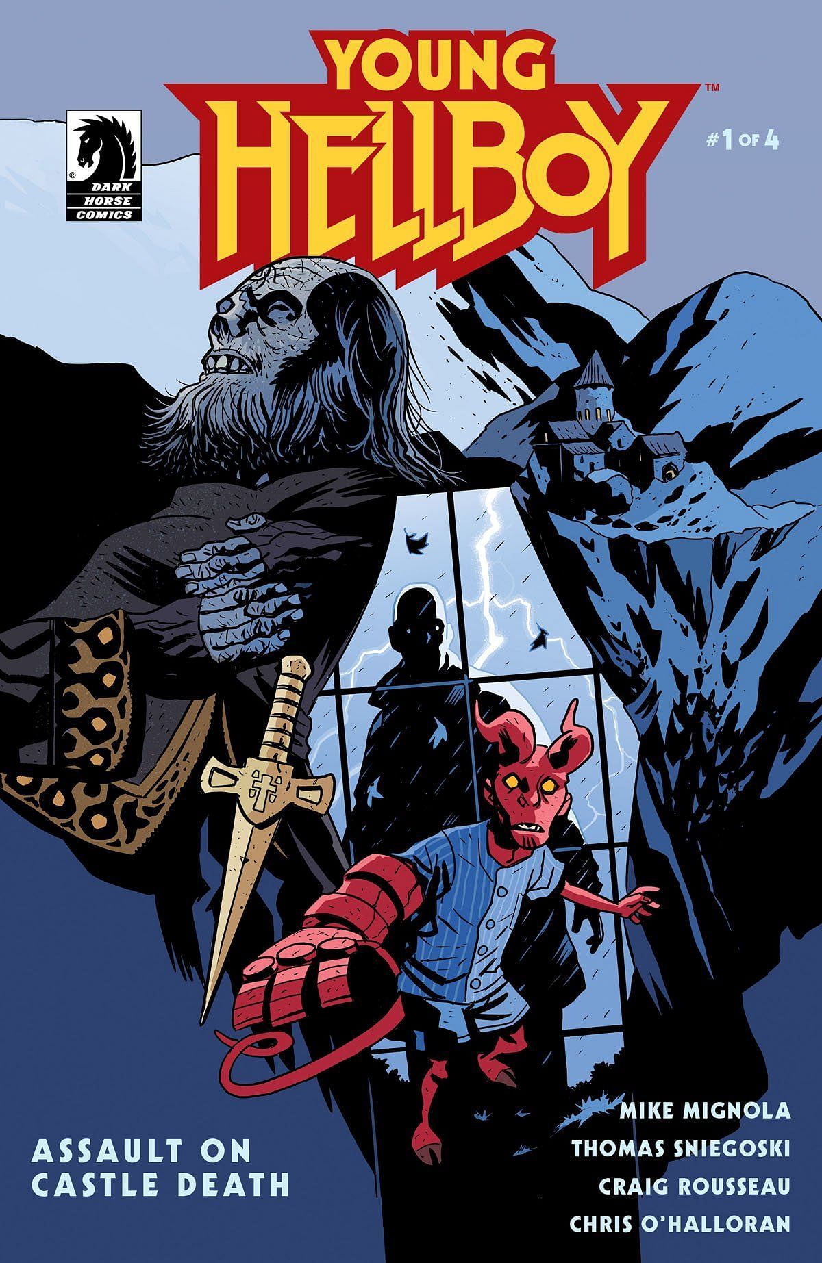 Comic cover for the new Hellboy comic (Image via Dark Horse comics)