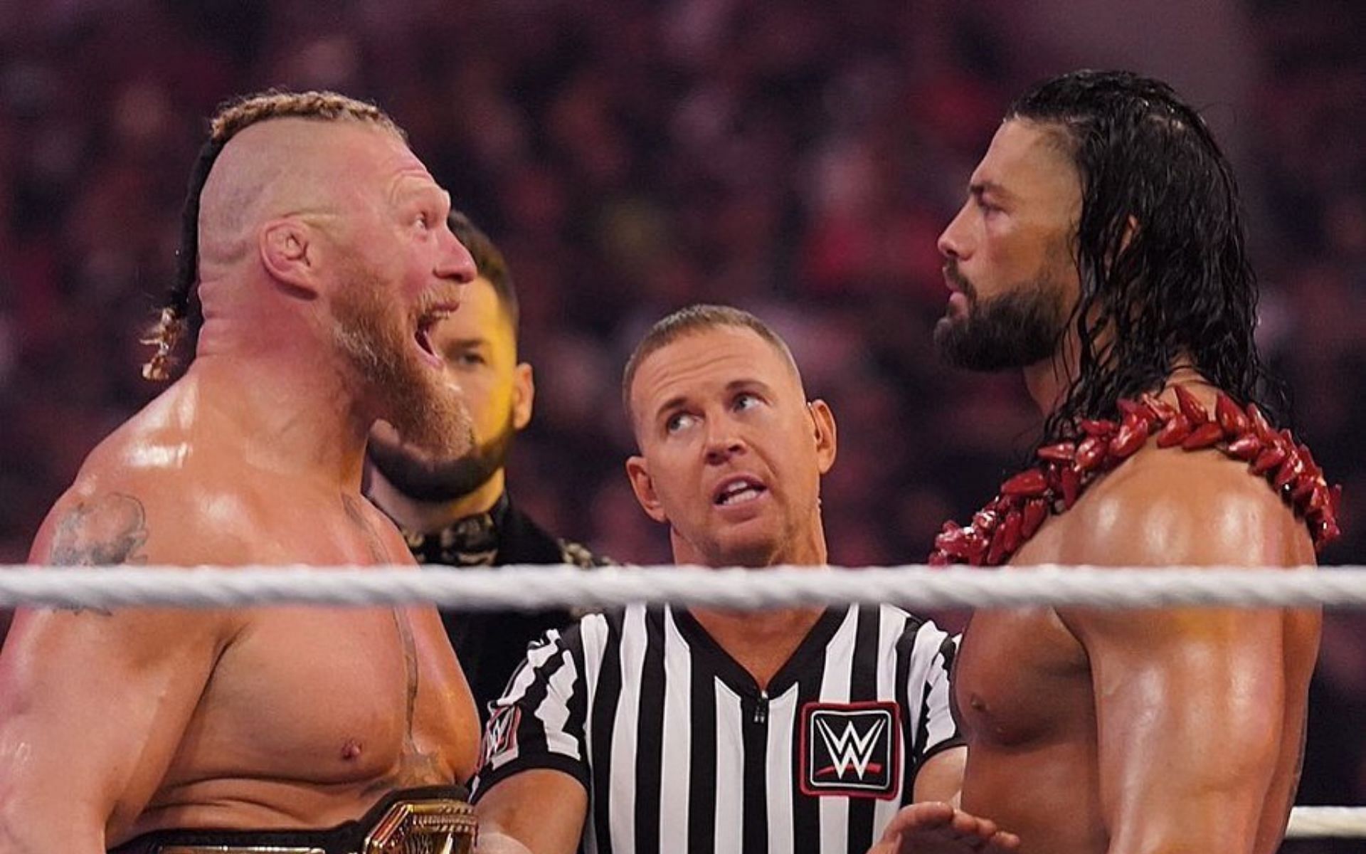 Bizarre Finish To Roman Reigns-Brock Lesnar Match At WrestleMania 38 As ...