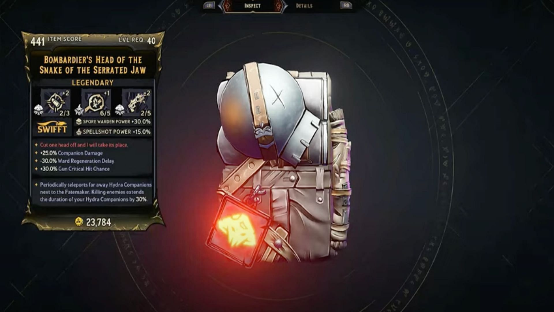 Players can make hydra summons last longer and follow them around with this armor (Image via Saorow/YouTube)