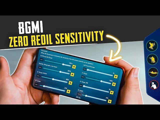 Best Sensitivity For BGMI With No Recoil (Gyro And Non-Gyro)