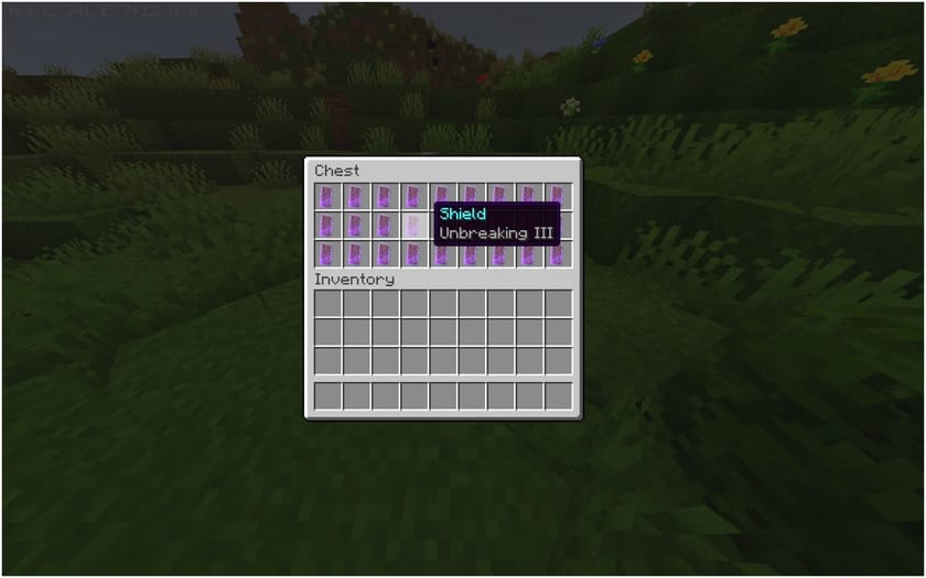Top 3 enchantments for shields in Minecraft