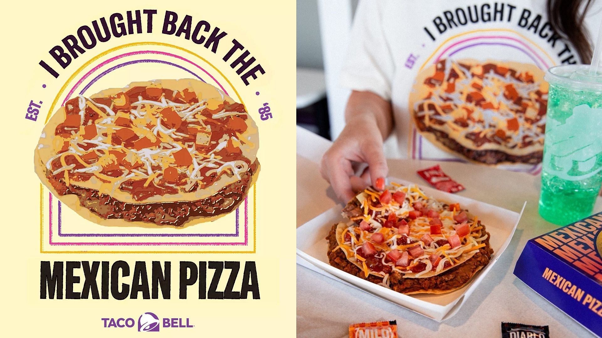 Taco Bell announces that its fan-favorite Mexican Pizza will return from May 19 (Images via TacoBell)