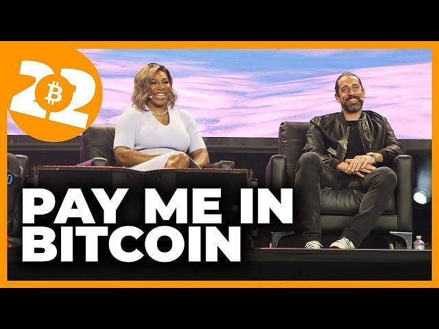 aaron rodgers giving bitcoin