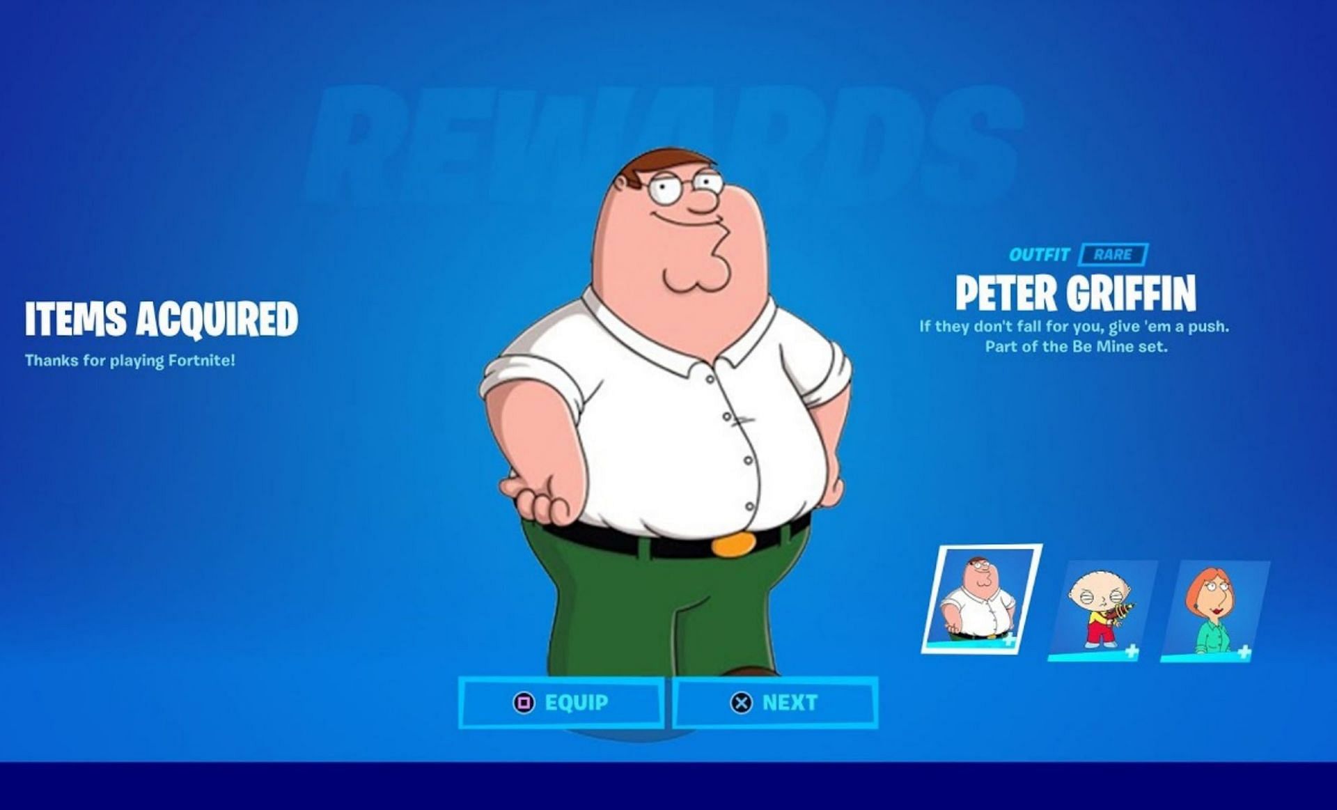 Fortnite concept brings Peter Griffin skin to life, and it's everything