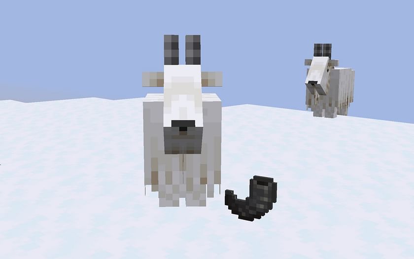 Goat horns added to Minecraft snapshot 22w17a