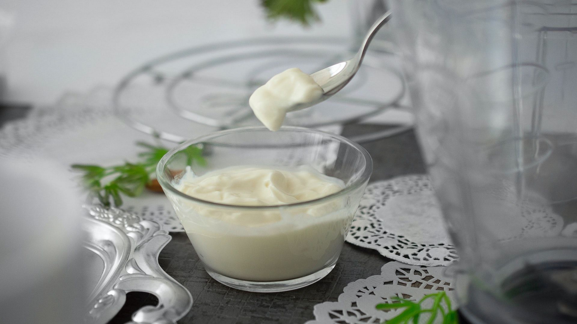 A cup of yogurt ater meals helps with digestion. Image via Unsplash/Sara Cervera