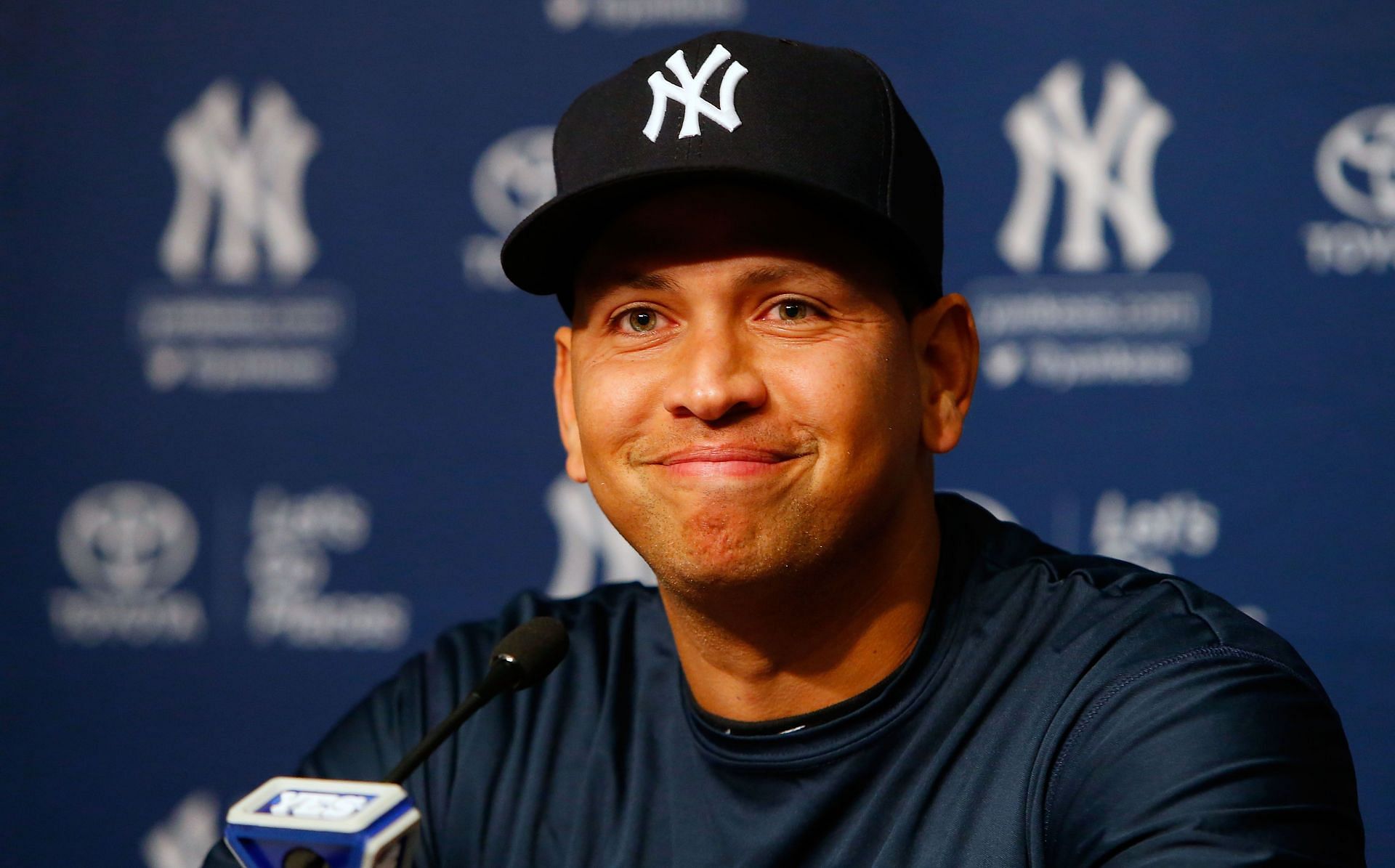 A-Rod News Conference with the Yankees