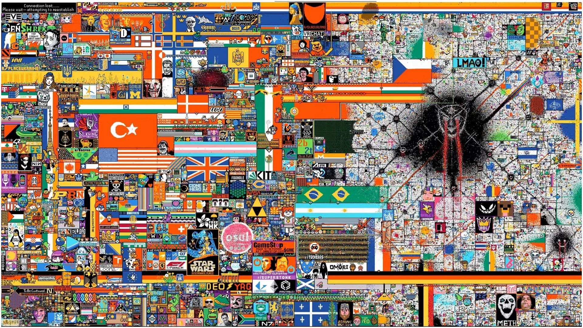 What is Reddit's r/Place? Game reveals final 2022 image prior to ending
