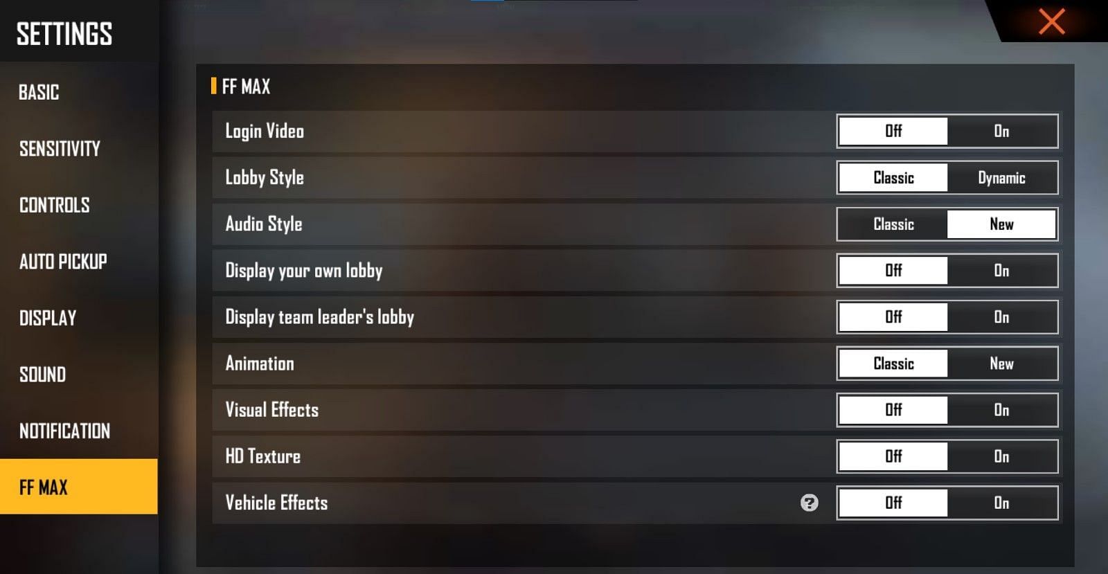 best config file for free fire max