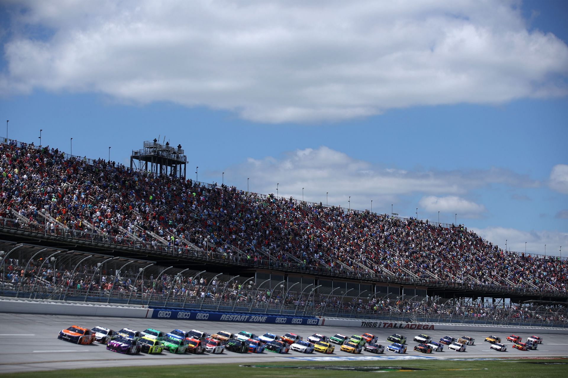 NASCAR 2022 at Talladega Full entry list for GEICO 500 at Talladega