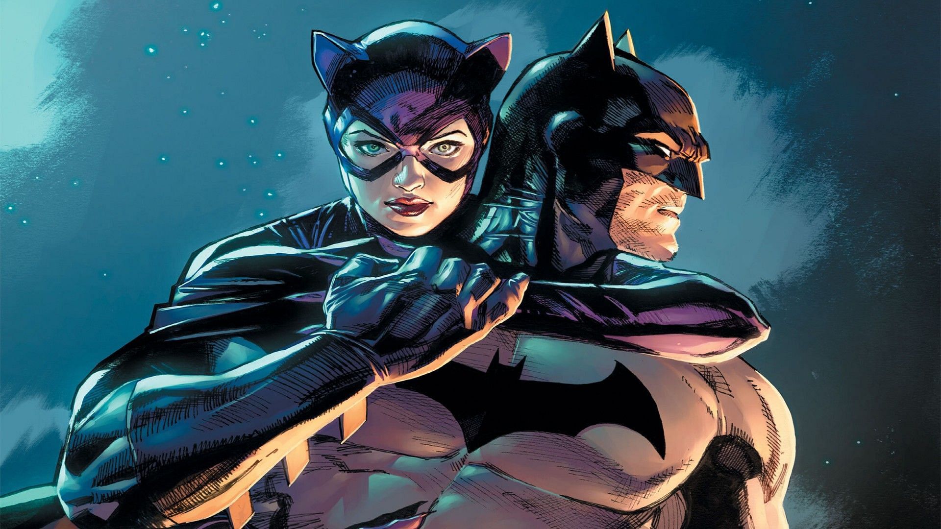 Catwoman with Batman (Image via DC Comics)