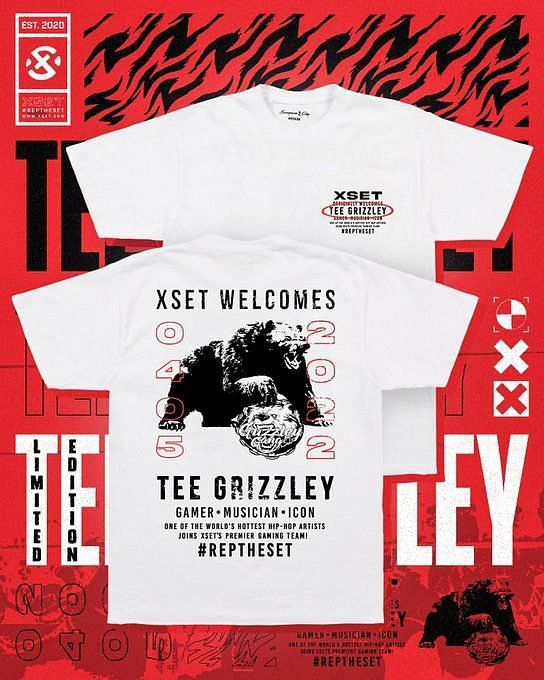 XSET signs Tee Grizzly on during a livestream inside The Gizzly Gang's ...