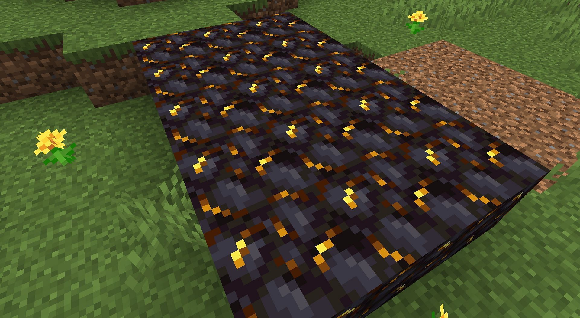 Gilded blackstone (Image via Minecraft)