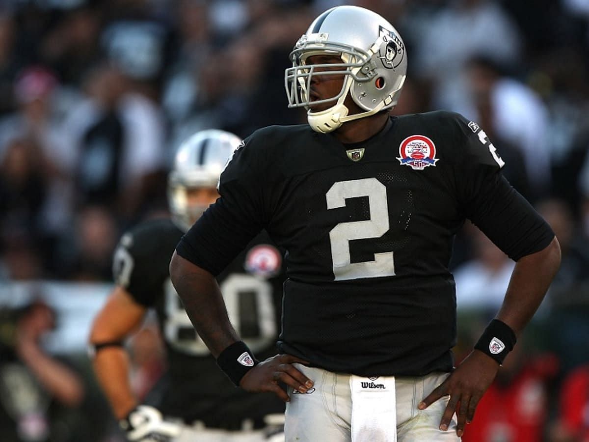 JaMarcus Russell with the Oakland Raiders