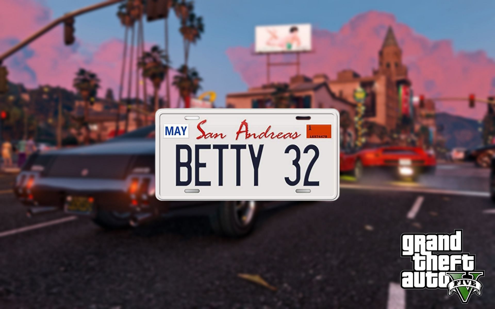 Custom license plates are available in both Story Mode and Online Mode (Image via Sportskeeda)