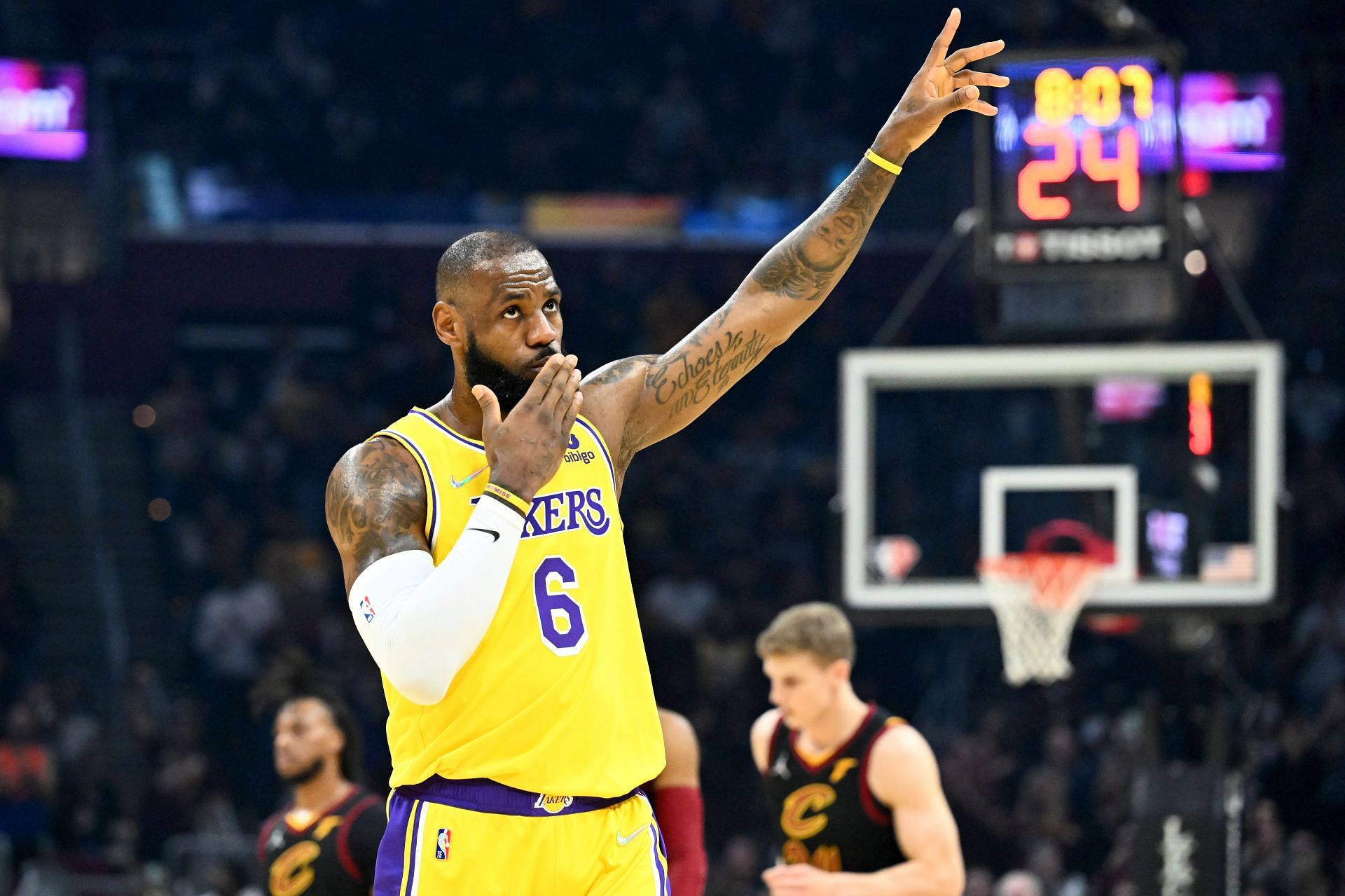 LA Lakers forward LeBron James is in his 19th season.