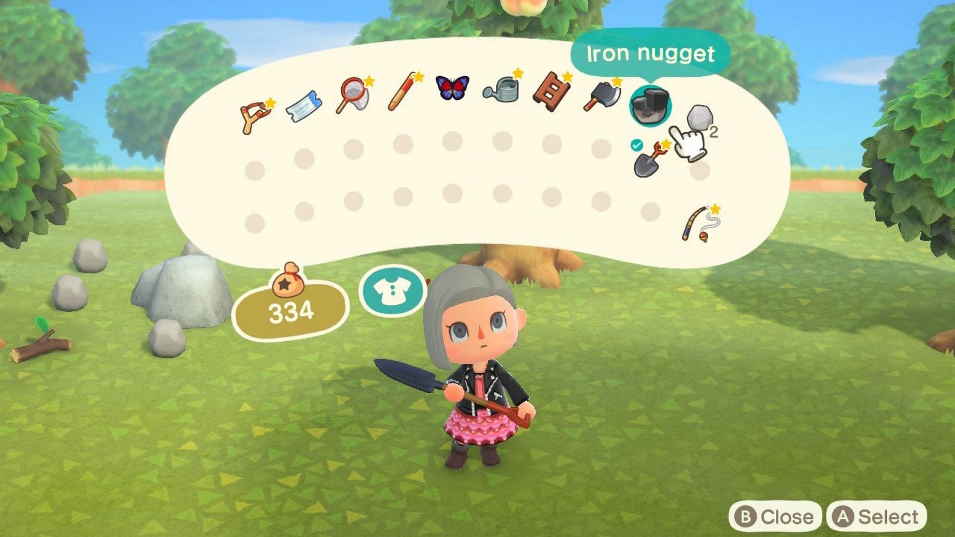 best place to find iron nuggets animal crossing