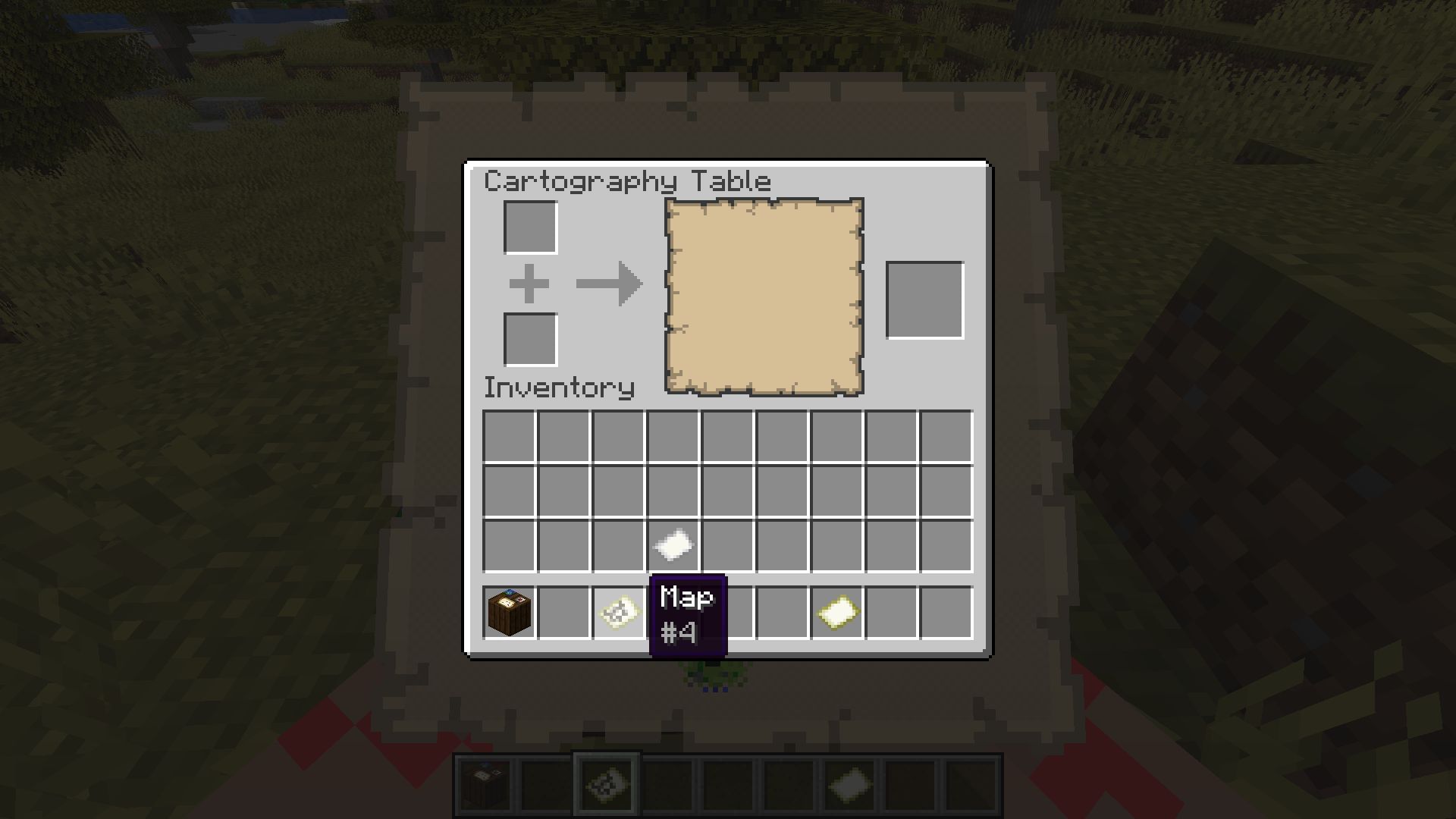 How to expand maps in Minecraft?