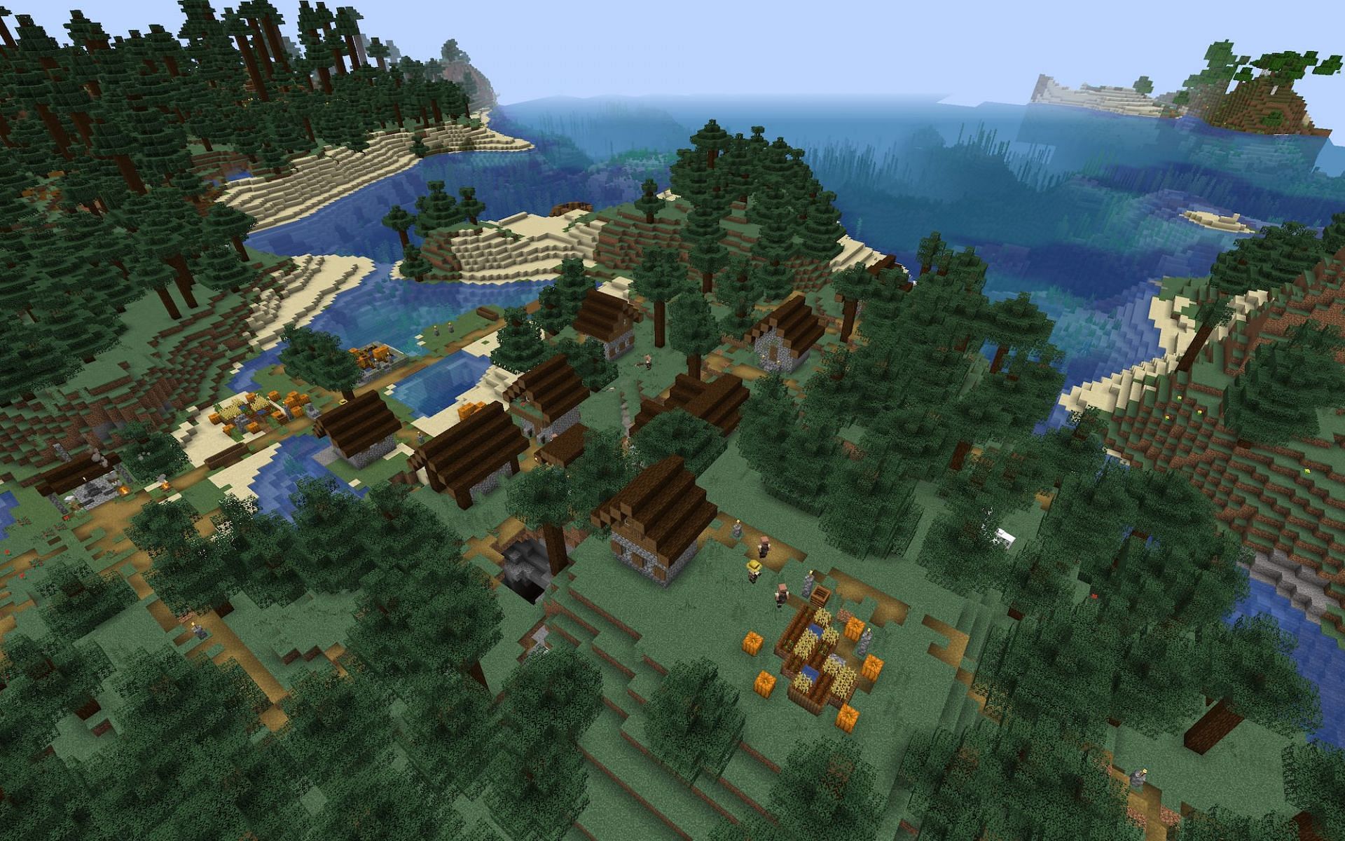 7 Best Minecraft Seeds For Finding Taiga Villages