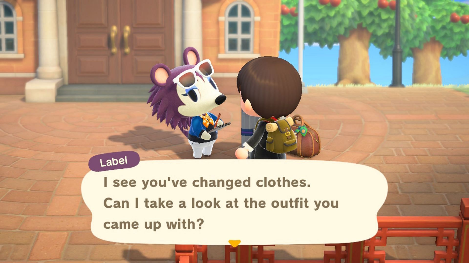 Tailors tickets come as part of Label&#039;s rewards in Animal Crossing: New Horizons (Image via Nintendo Insider)