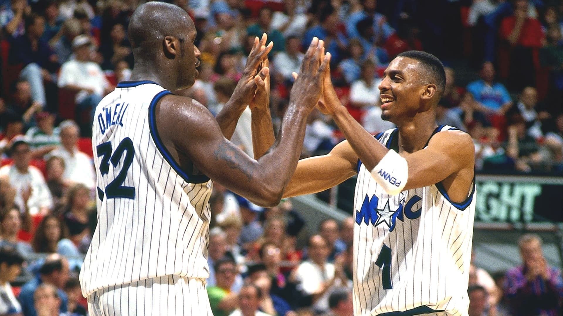 The Shaq-Penny partneship would end in just three years. [Photo: Oldskoolbball.com]