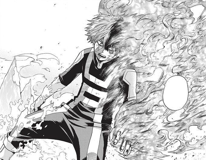 My Hero Academia chapter 351: Shoto and Dabi fight each other with ...