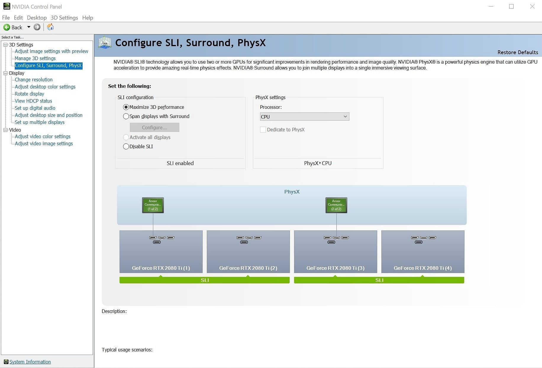 Nvidia Control Panel (Image by Sportskeeda)