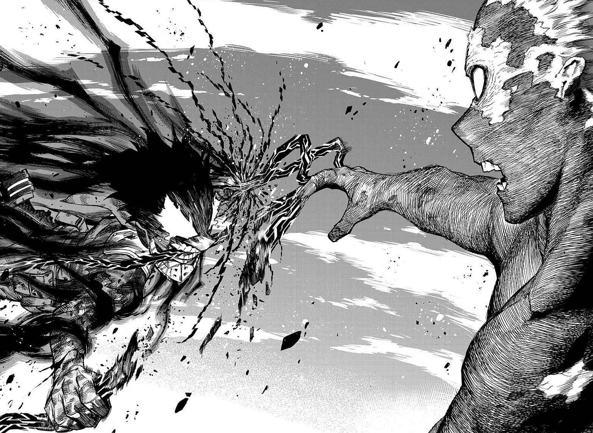 Deku vs Shigaraki is one of the most important fights in My Hero Academia (Image via Shueisha)