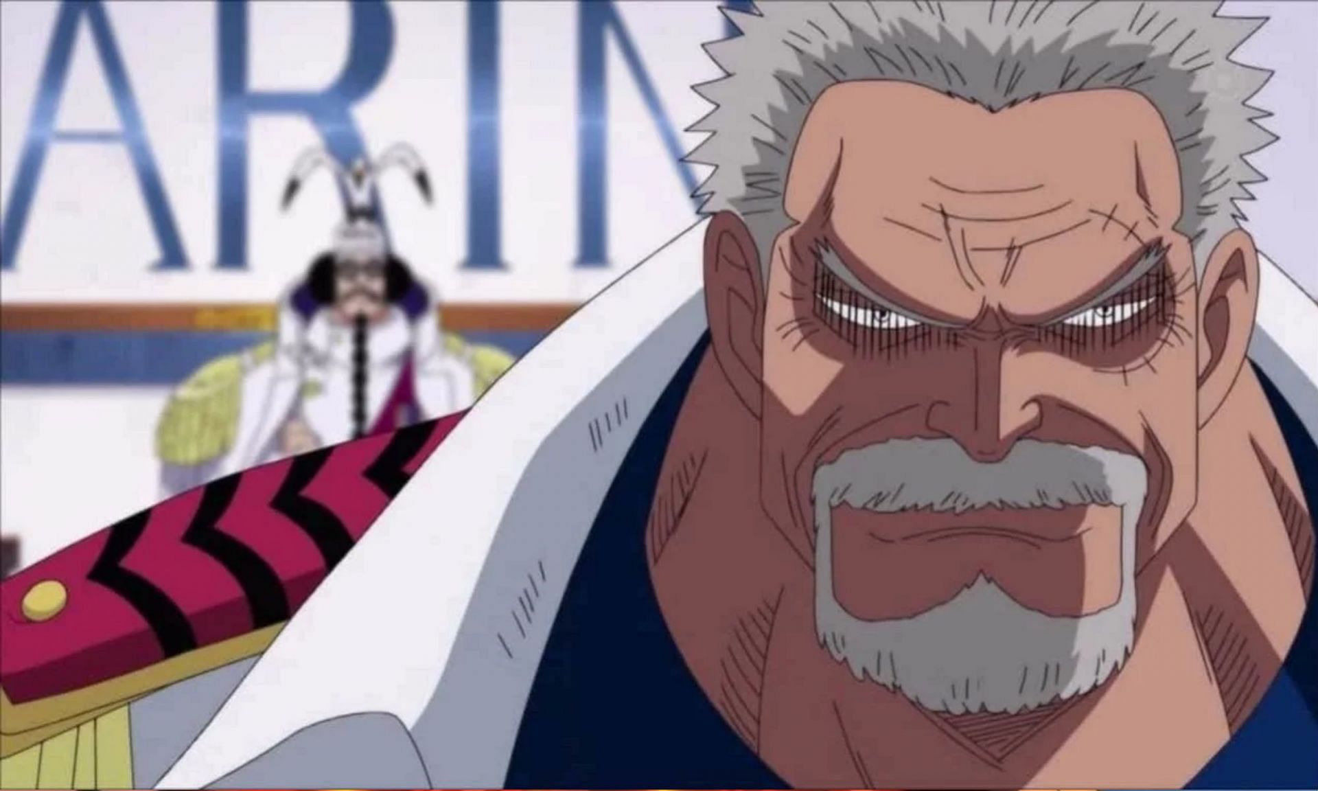 Garp is among the few people to rival the legendary Pirate King (Image via Toei Animation)
