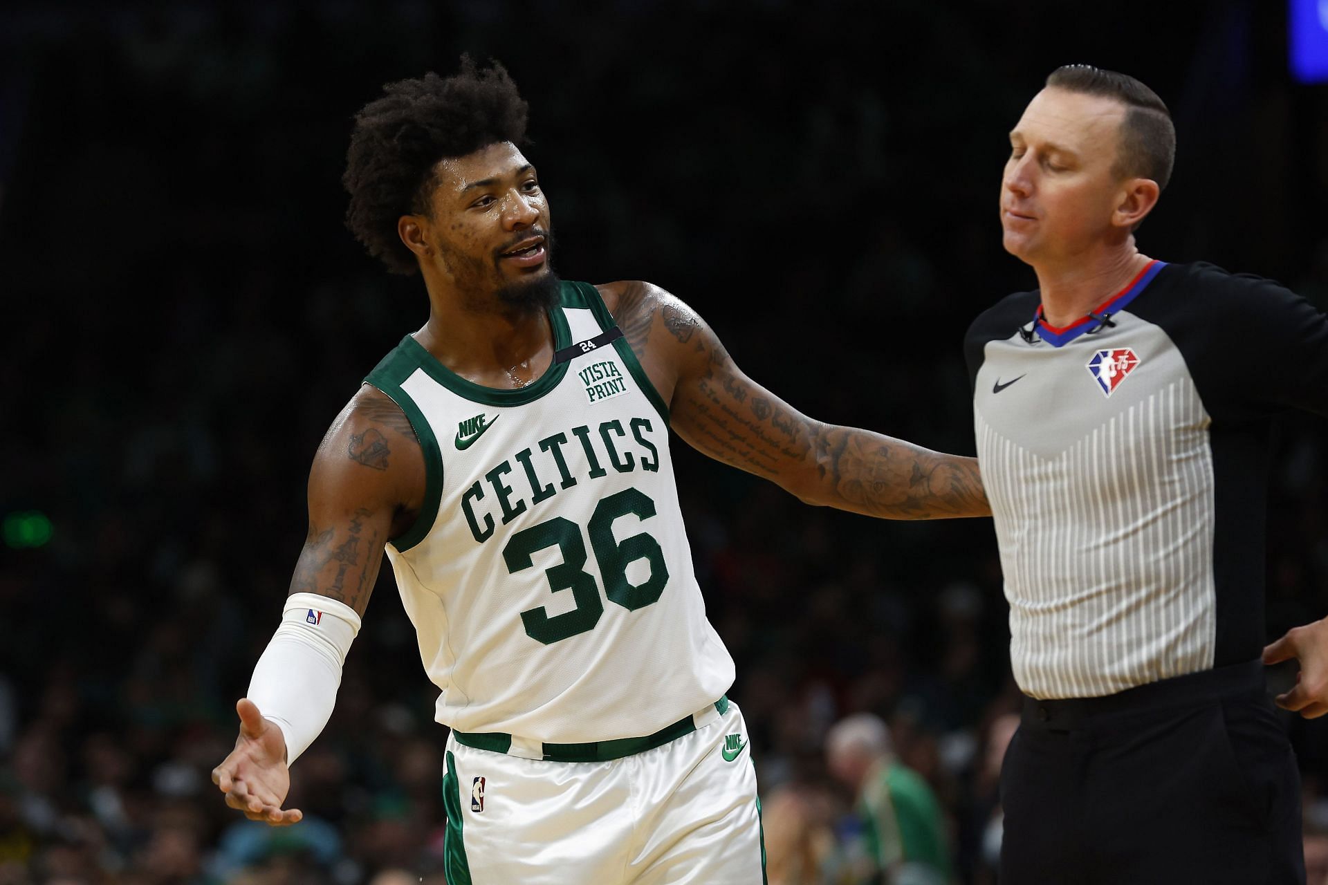 Boston Celtics guard Marcus Smart is heating up in the Defensive Player of the Year race