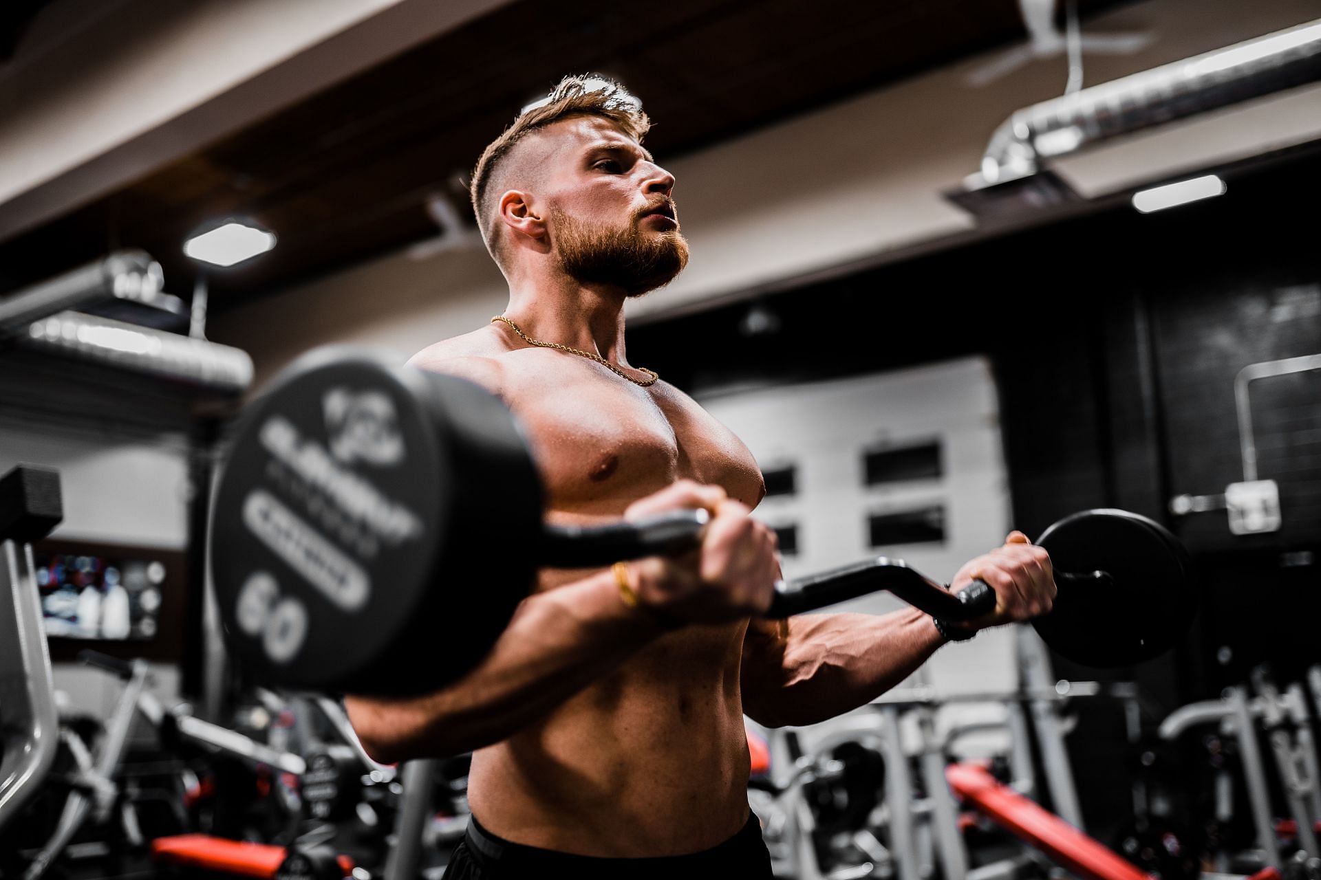 Chest muscles are the distinguishing aspect of muscle mass (Image via Unsplash/Anastase Maragos)