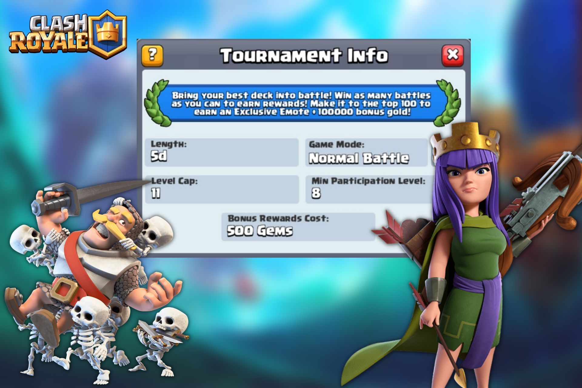 3 best decks for Royal Tournament in Clash Royale