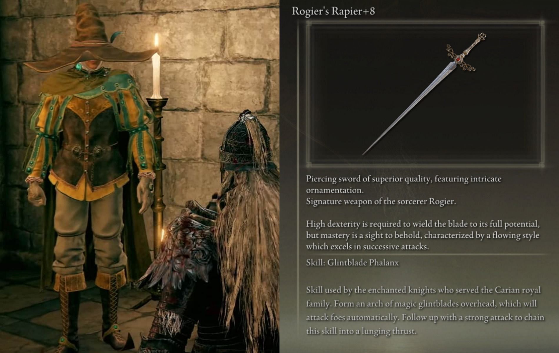 How to obtain Rogier’s Rapier, one of the best early game Dex weapons