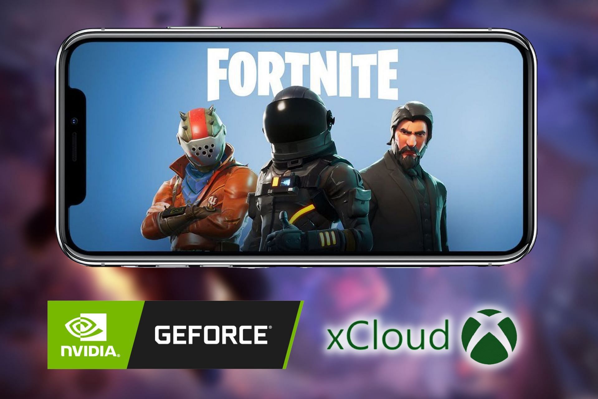 Fortnite on iOS is now available through cloud gaming (Image via Sportskeeda)