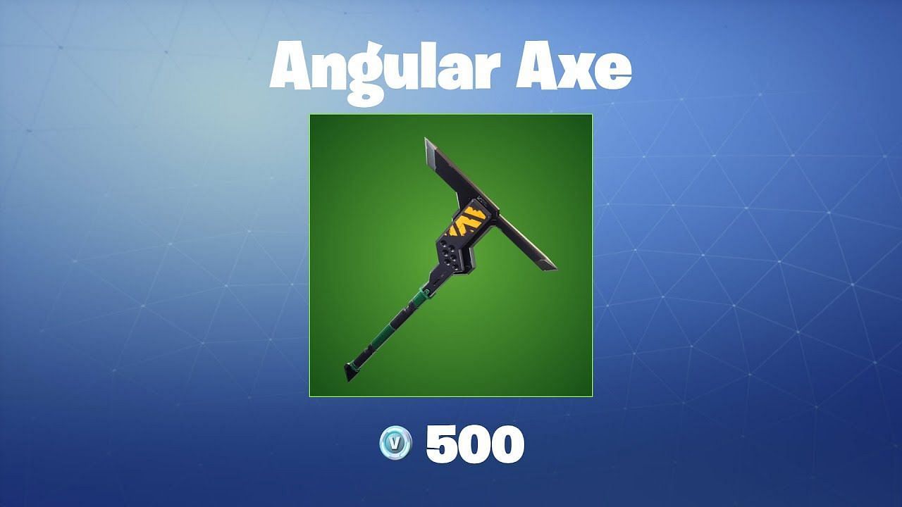 Rare and cool looking Angular Axe in Fortnite (Image via Gnejs Gaming/YouTube)