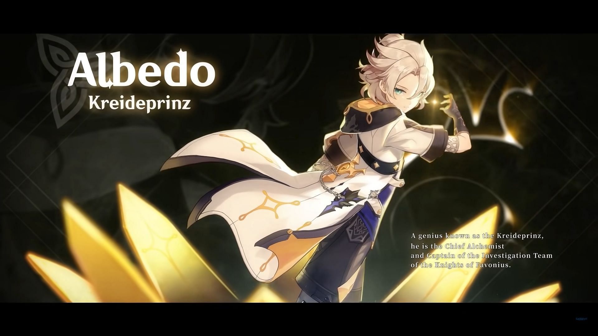 Albedo Character Demo (Image via HoYoverse)