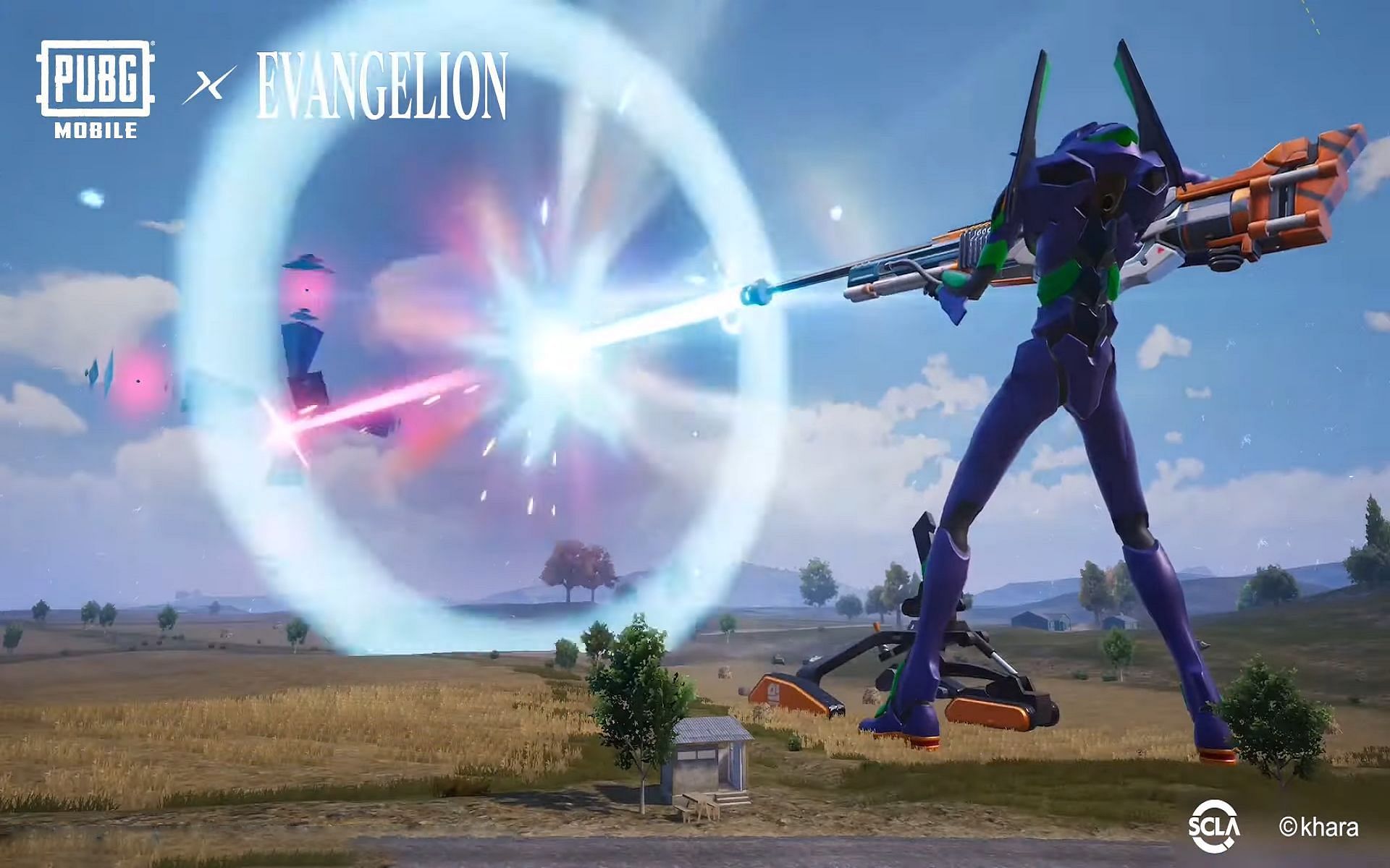 The new update will also mark the start of the crossover with Evangelion (Image via PUBG Mobile)