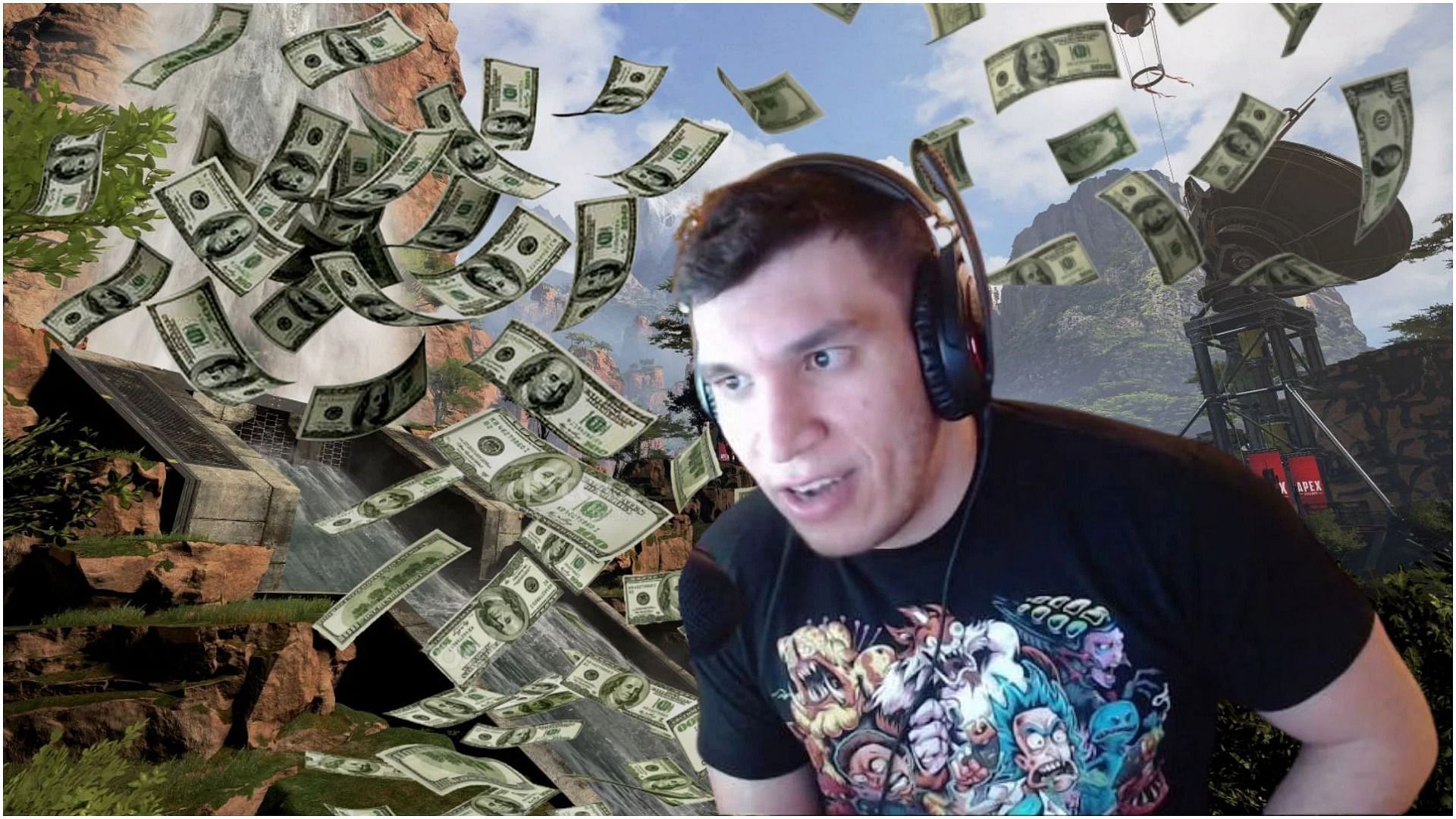 Trainwreck reveals the staggering amount of money he has given away (Image via Sportskeeda)