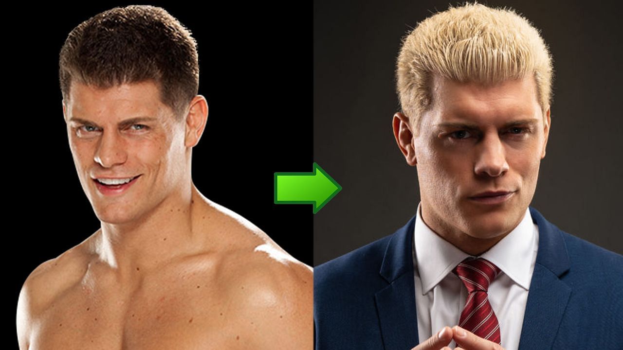 What is WWE star Cody Rhodes' natural hair color?