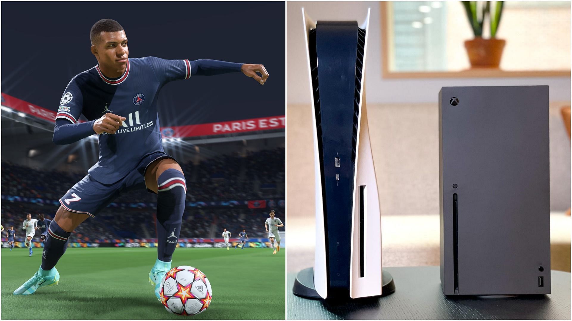 FIFA 22 is going to get a playtest for cross-play on the next-generation consoles (Images via FIFA 22, TomsHardware)