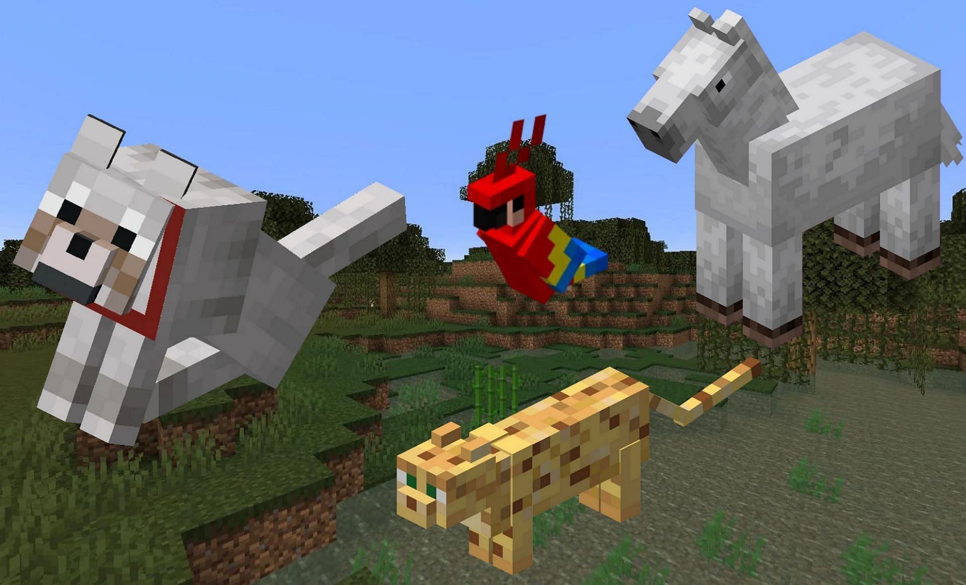 Taming mobs is one of the best mechanics in Minecraft (Image via Minecraft)